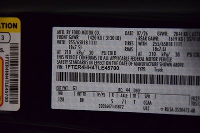 2026 Ford Ranger XLT Sport