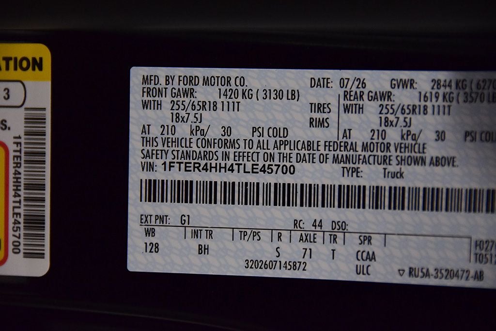 2026 Ford Ranger XLT Sport