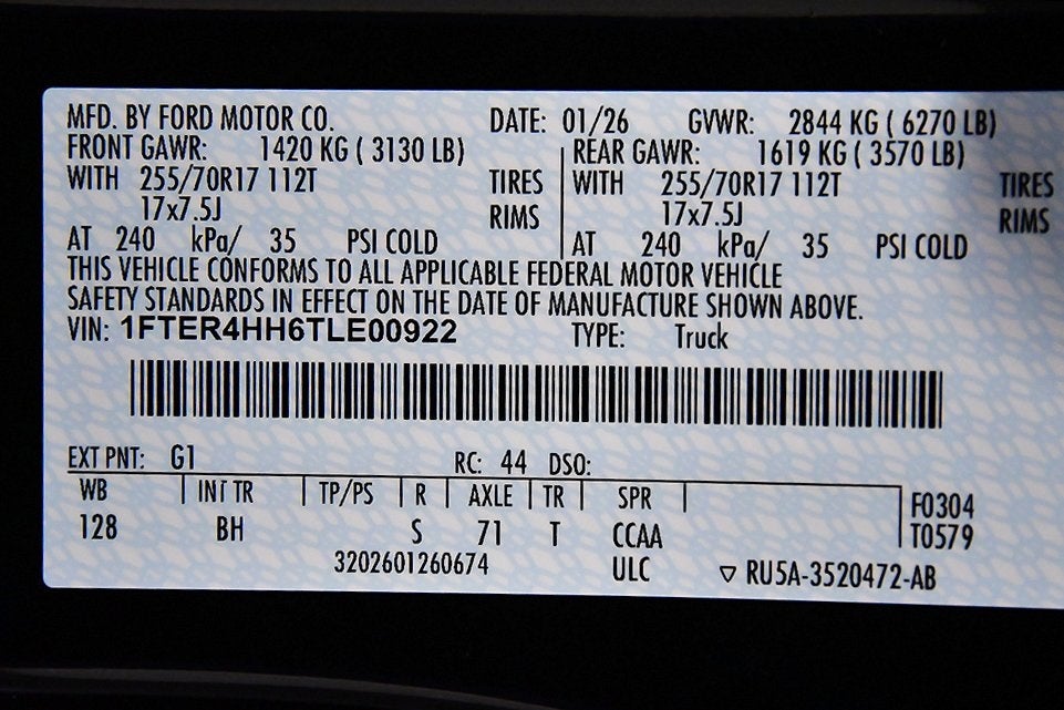 2026 Ford Ranger XLT Sport