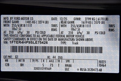 2025 Ford Ranger XLT