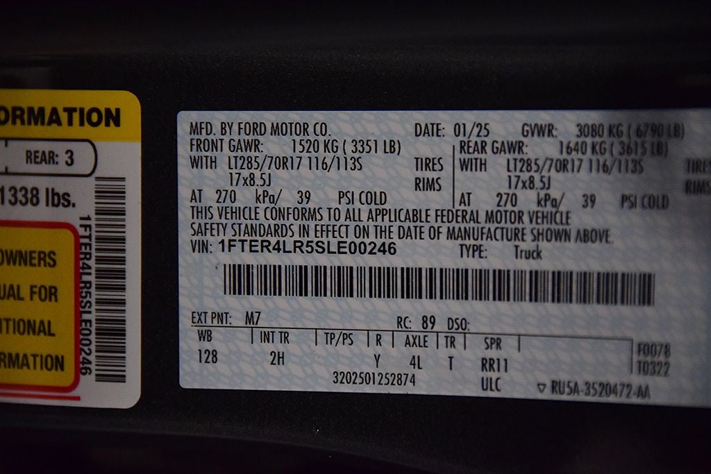 2025 Ford Ranger Raptor