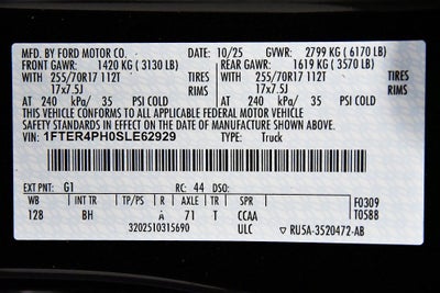 2025 Ford Ranger XL STX