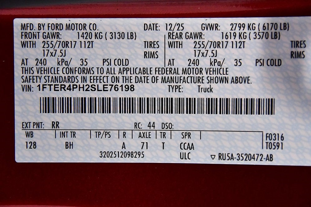 2025 Ford Ranger XL STX