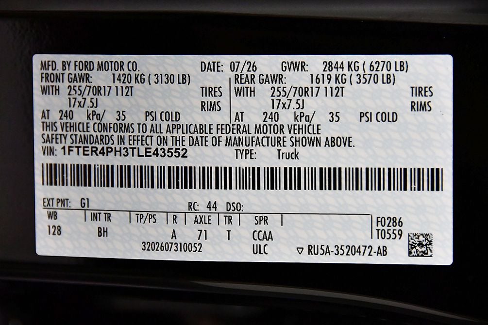 2026 Ford Ranger XL STX