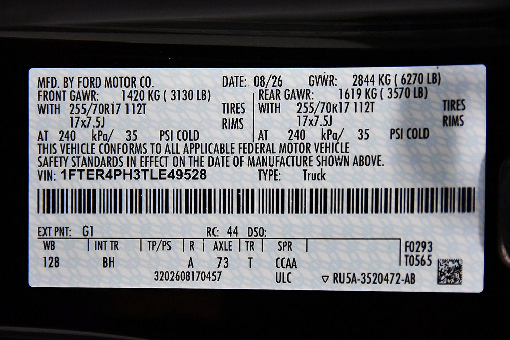 2026 Ford Ranger XL STX