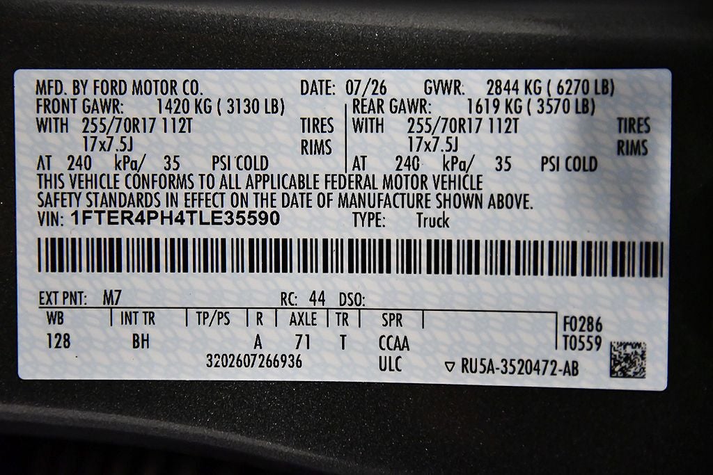 2026 Ford Ranger XL STX