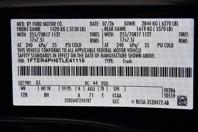 2026 Ford Ranger XL STX