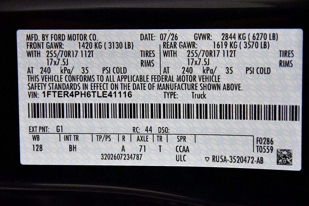 2026 Ford Ranger XL STX