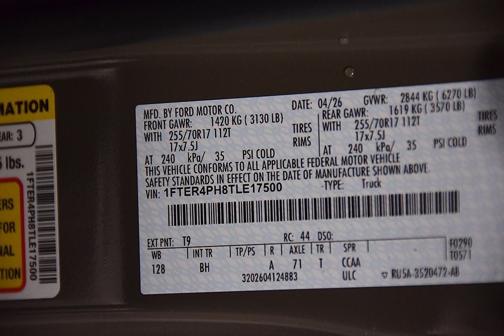 2026 Ford Ranger XL STX