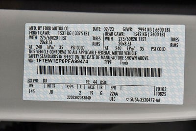 2023 Ford F-150 XL STX 5-1/2' Box