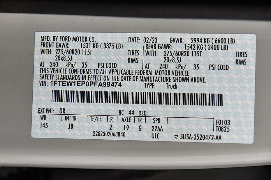2023 Ford F-150 XL STX 5-1/2' Box