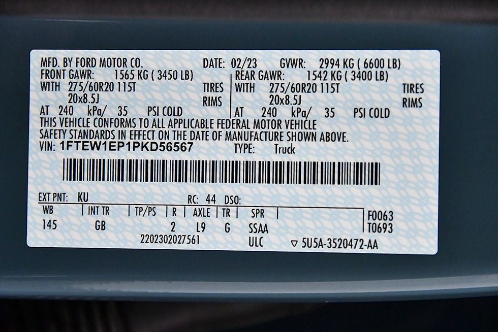 2023 Ford F-150 XL STX 5-1/2' Box