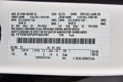 2023 Ford F-150 XLT Sport 5-1/2' Box