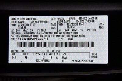 2023 Ford F-150 XLT Sport 5-1/2' Box