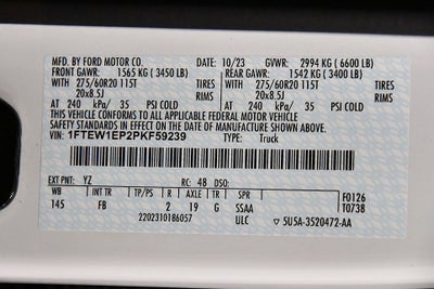 2023 Ford F-150 XLT Sport 5-1/2' Box
