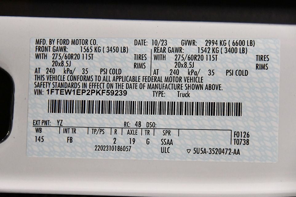 2023 Ford F-150 XLT Sport 5-1/2' Box