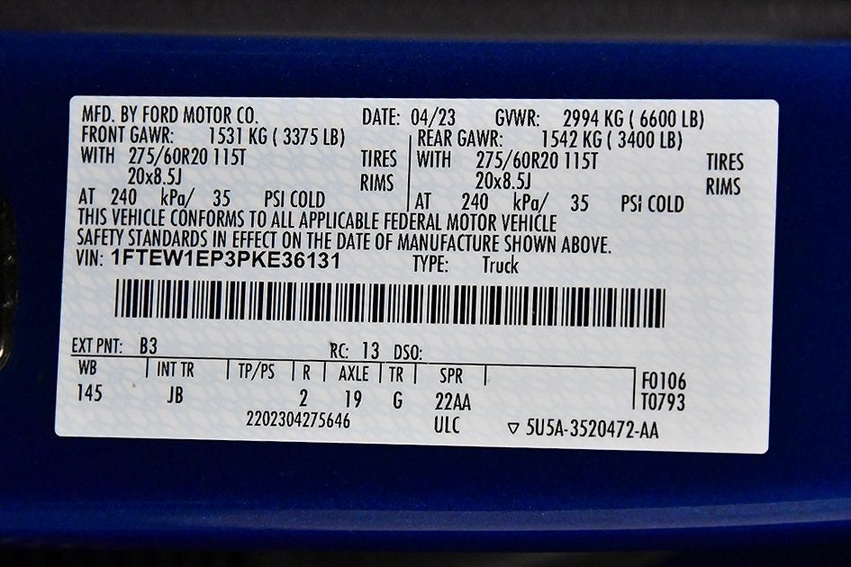 2023 Ford F-150 XL STX 5-1/2' Box