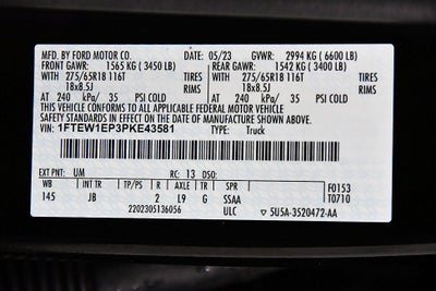 2023 Ford F-150 XL STX 5-1.2; Box