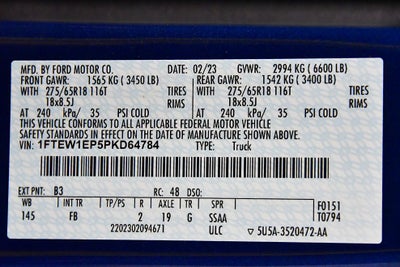 2023 Ford F-150 XLT Sport 5-1/2' Box
