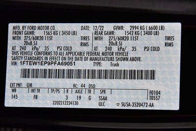 2023 Ford F-150 XLT Sport 5-1/2' Box