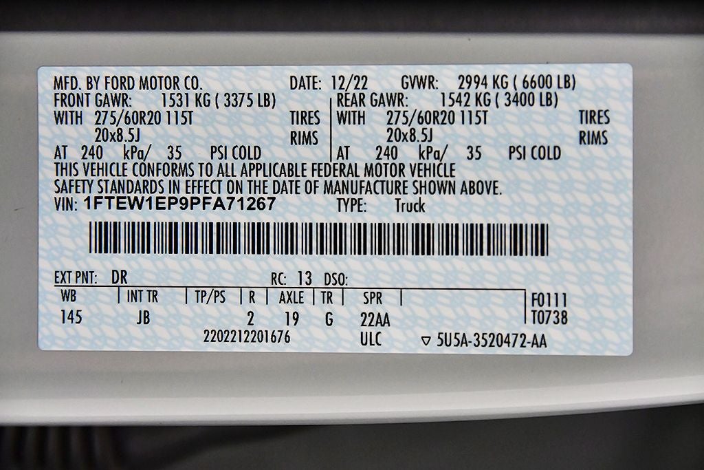 2023 Ford F-150 XL STX 5-1.2; Box