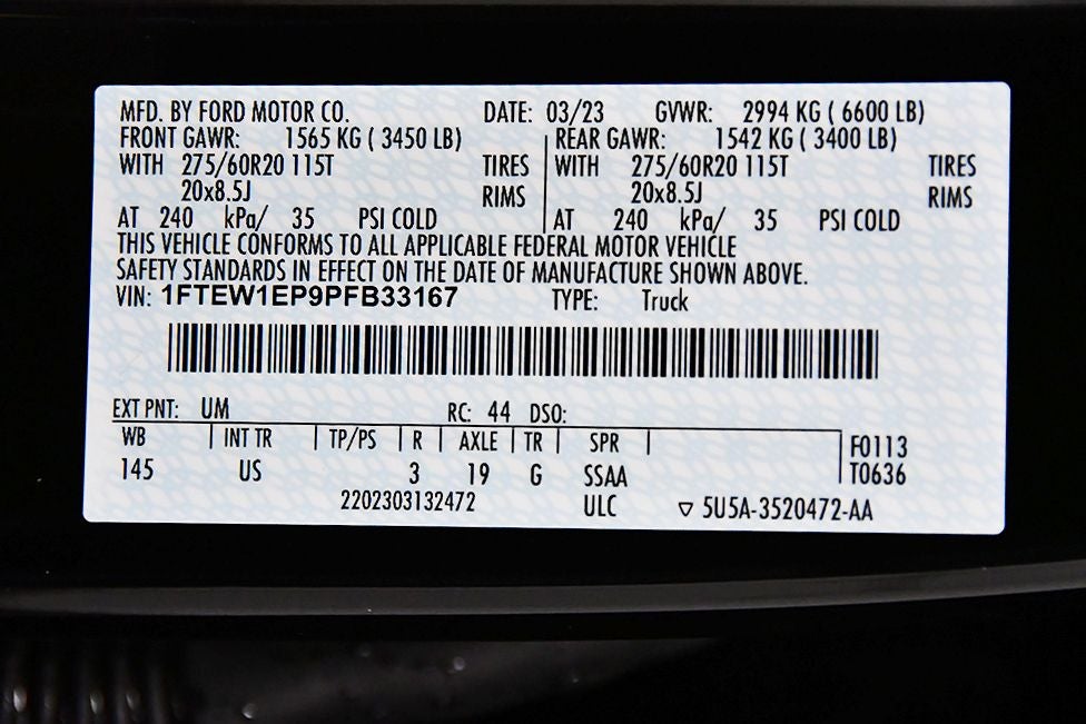 2023 Ford F-150 XLT 5-1/2' Box