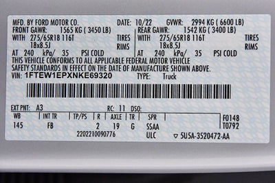 2022 Ford F-150 XLT Sport 5-1/2' Box