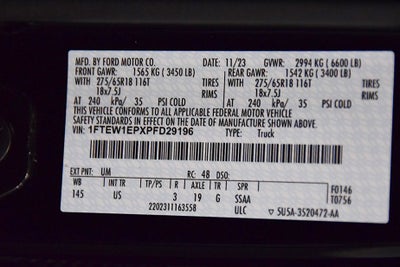 2023 Ford F-150 XLT 5-1/2' Box