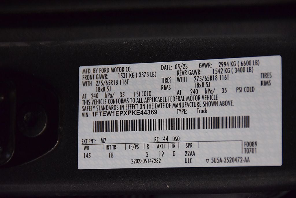 2023 Ford F-150 XLT Sport 5-1/2' Box