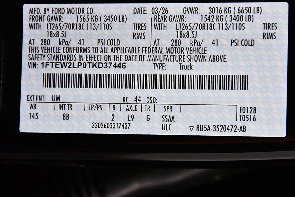 2026 Ford F-150 STX 5-1/2' Box