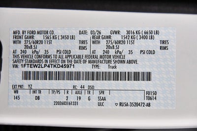 2026 Ford F-150 STX 5-1/2' Box