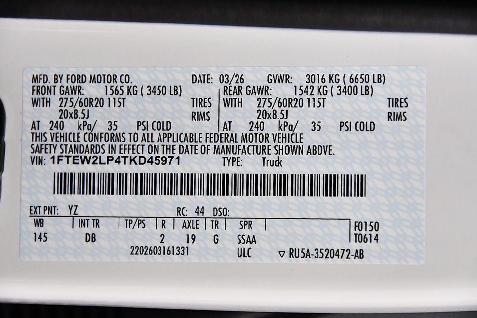 2026 Ford F-150 STX 5-1/2' Box