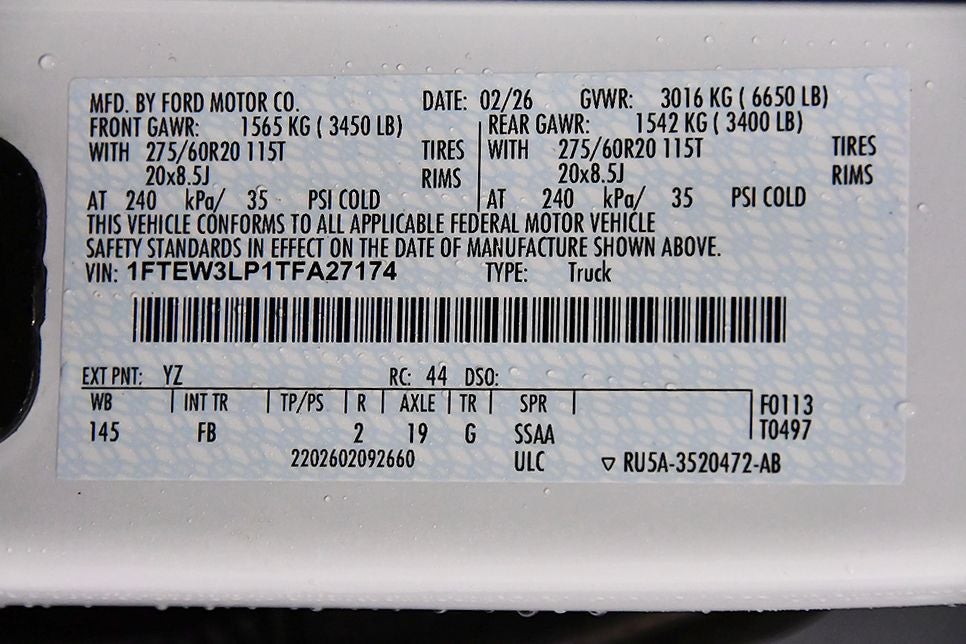 2026 Ford F-150 XLT 5-1/2' Box