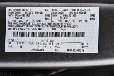 2026 Ford F-150 XLT 5-1/2' Box