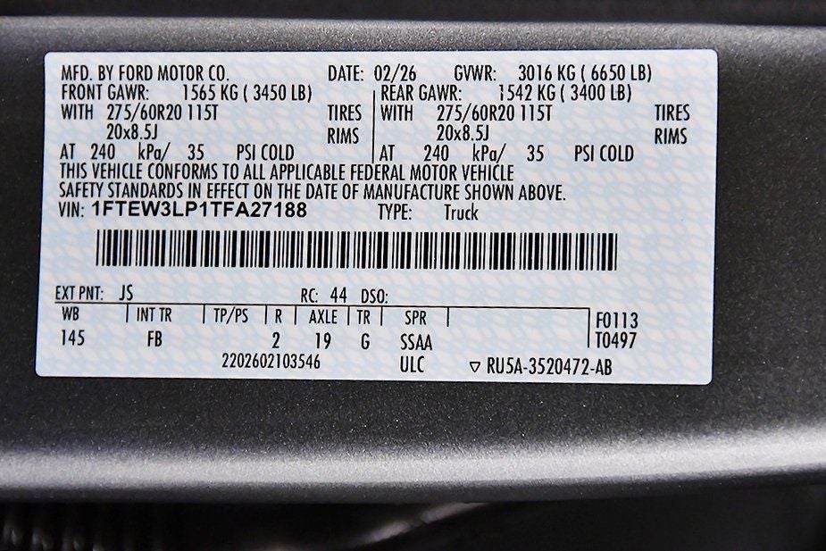 2026 Ford F-150 XLT 5-1/2' Box