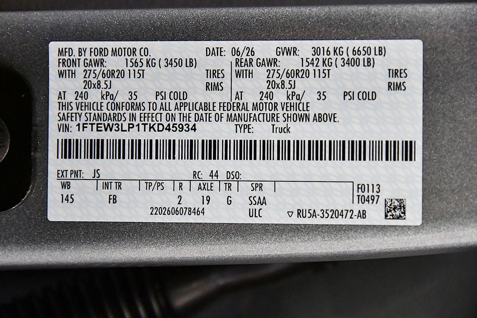 2026 Ford F-150 XLT 5-1/2' Box
