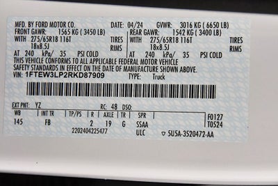 2024 Ford F-150 XLT 5-1/2' Box