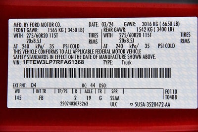 2024 Ford F-150 XLT Sport 5-1/2' Box