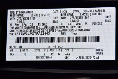 2026 Ford F-150 XLT 5-1/2' Box