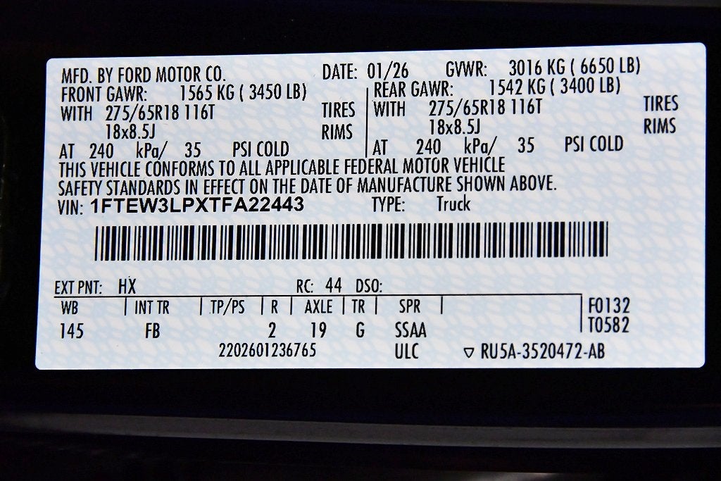 2026 Ford F-150 XLT 5-1/2' Box