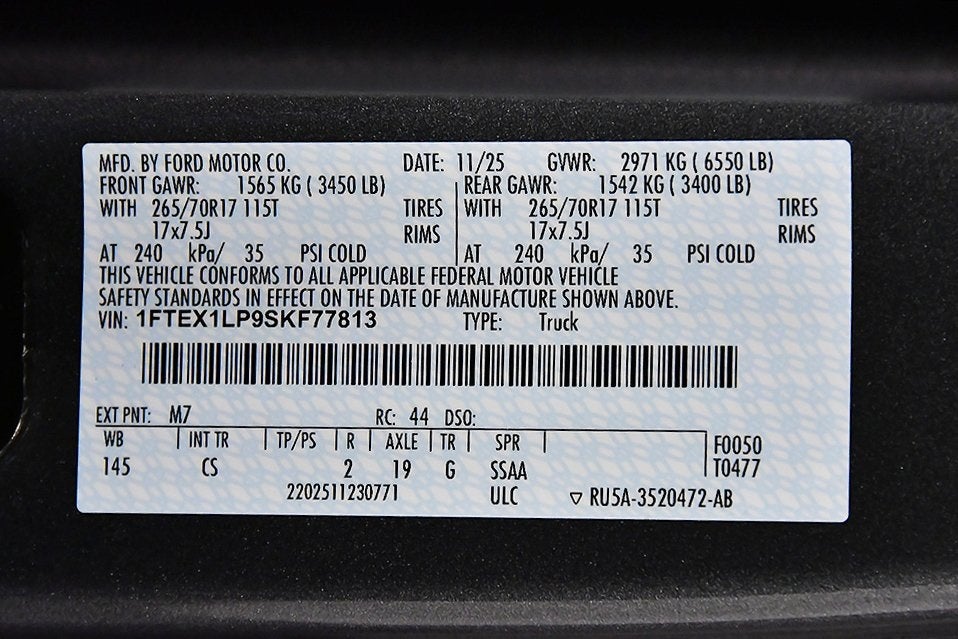 2025 Ford F-150 XL 5-1/2' Box