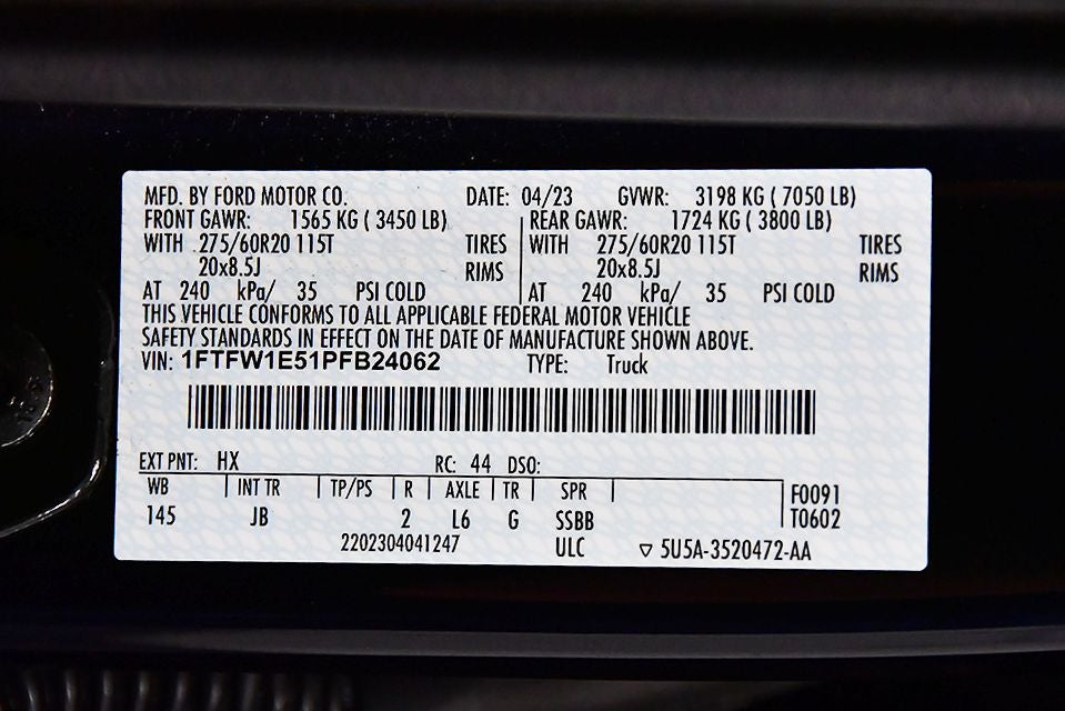 2023 Ford F-150 XL STX 5-1/2' Box