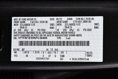 2022 Ford F-150 XL STX 5-1/2' Box