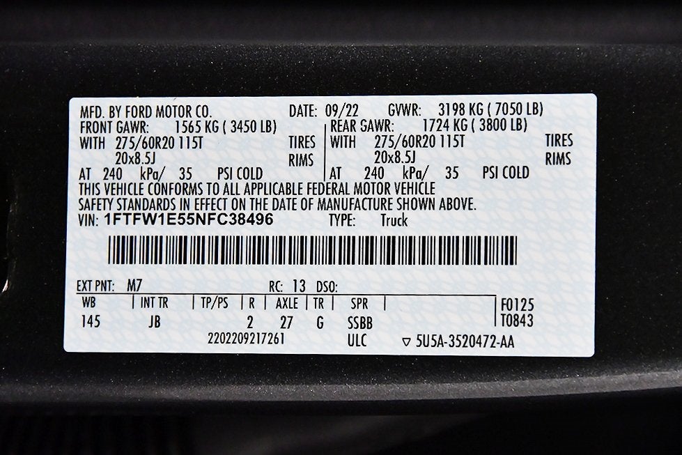 2022 Ford F-150 XL STX 5-1/2' Box