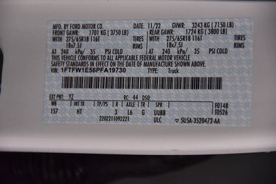 2023 Ford F-150 Lariat 6-1/2' Box