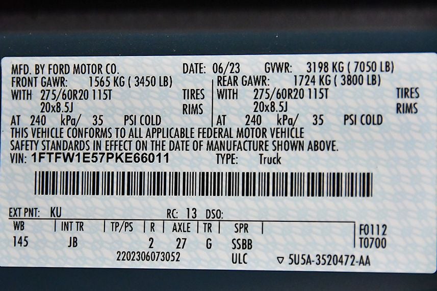 2023 Ford F-150 XL STX 5-1/2' Box
