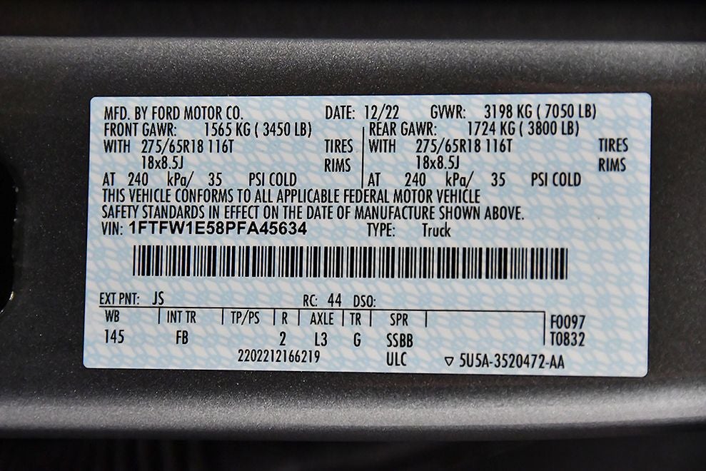 2023 Ford F-150 XLT Sport 5-1/2' Box