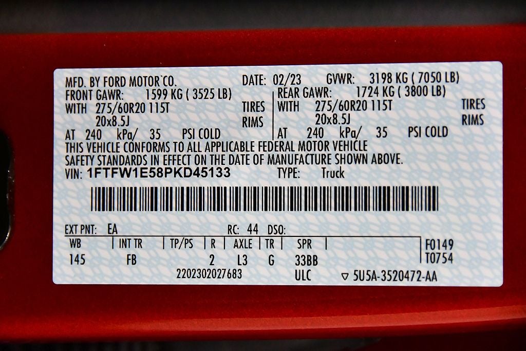 2023 Ford F-150 XLT Sport 5-1/2' Box
