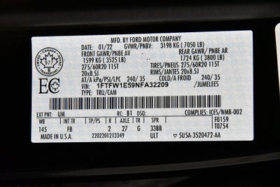 2022 Ford F-150 XLT Sport 5-1/2' Box