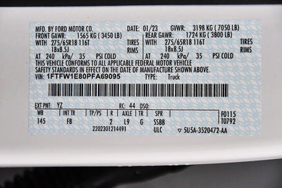2023 Ford F-150 XLT Sport 5-1/2' Box
